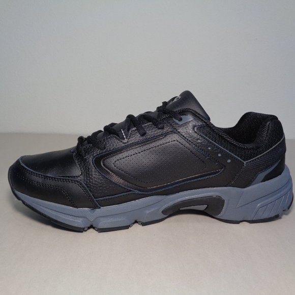 Fila Size 11.5 M MEMORY DECIMUS 7 Black Leather Sneakers New Men's Shoes - Picture 9 of 16